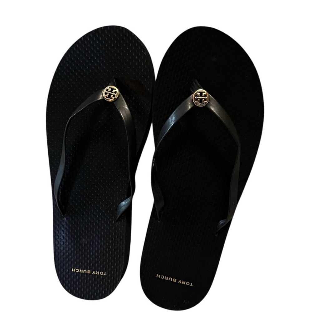 Tory Burch Black Flatform Flip Flop NWT